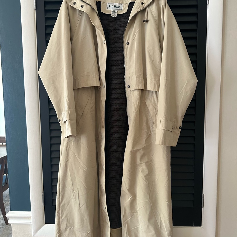 L.L. Bean Women's Beige Trench Coat